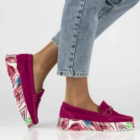 Leather shoes Filippo DP6703/25 FH pink