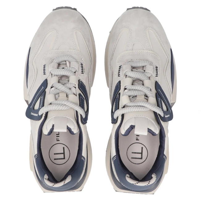 Leather sneakers Filippo DP6523/24 GR grey