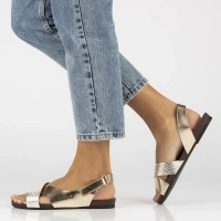 Leather sandals Filippo 40141 gold