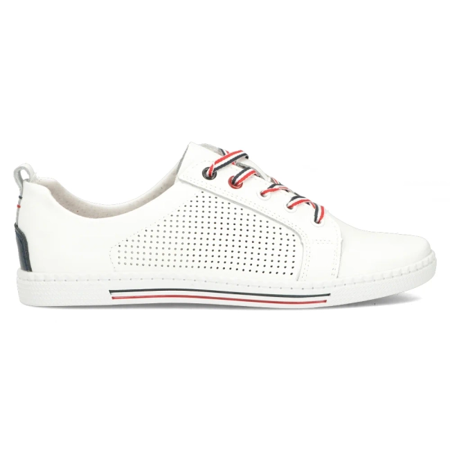 Leather shoes Filippo DP008/24 WH white