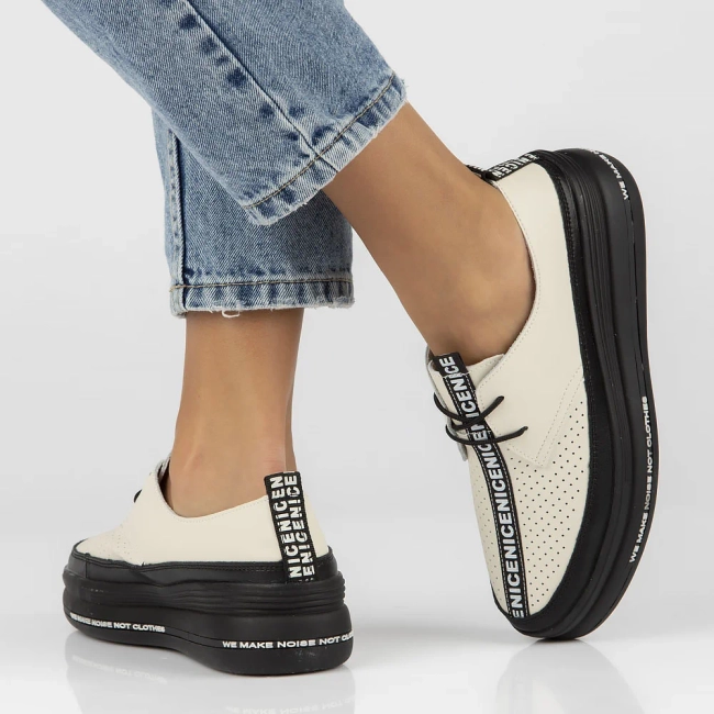 Leather shoes Filippo DP3624/24 BE beige