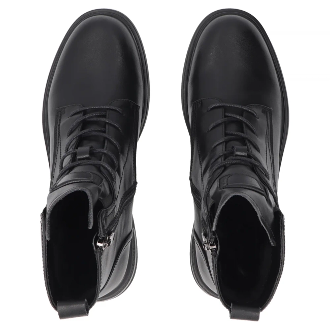 Leather ankle boots Filippo DBT8129/26 BK black