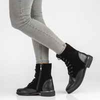 Leather ankle boots Filippo DBT3229/21 BK L black