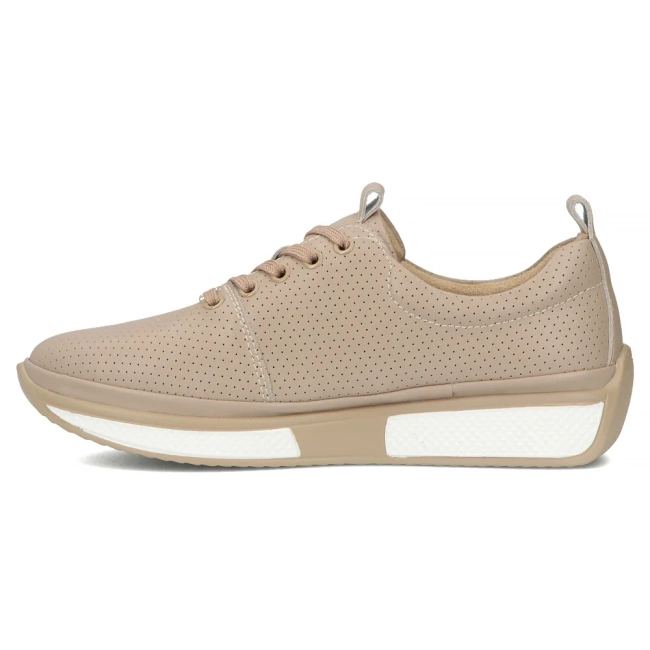 Leather sneakers Filippo DP6740/25 BE beige