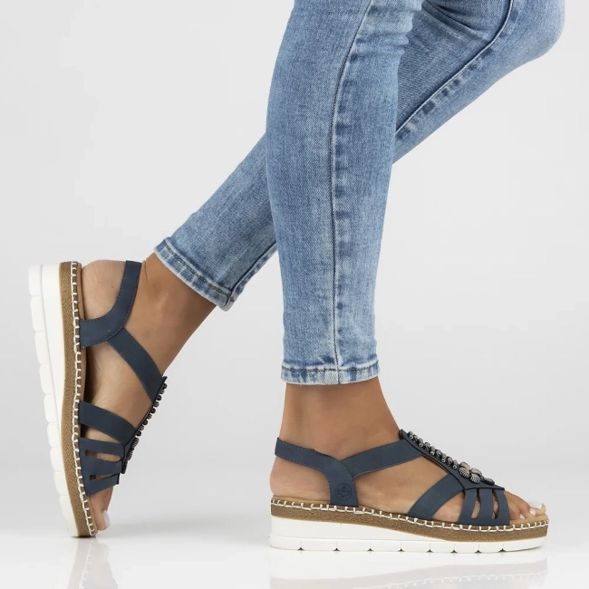 Sandals Rieker V1206-14 blue
