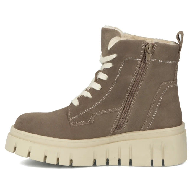 Leather ankle boots Filippo DBT7267/25 TP taupe