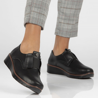 Leather shoes Filippo DP4137/22 BK black