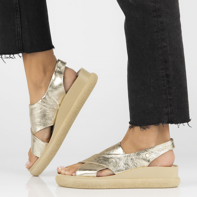 Leather sandals Filippo 40339 gold