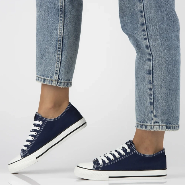 Trampki News 8SP30-4723 granatowe