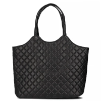 Black shopper bag couture carry