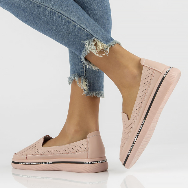 Leather shoes Filippo DP3623/22 PI pink