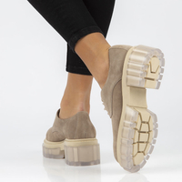 Suede ankle boots Filippo 20099 taupe