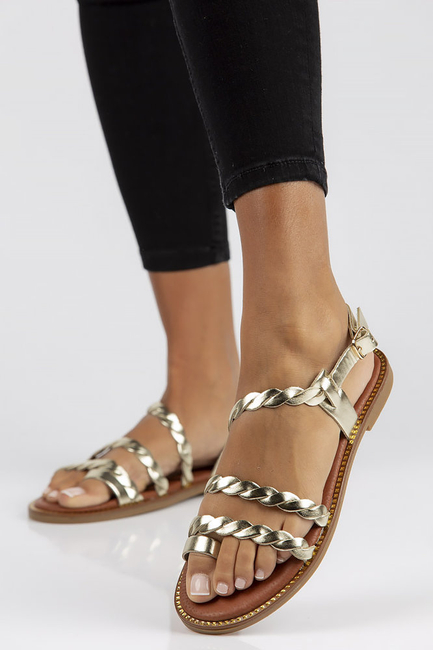 Leather Sandals Filippo LH-310 gold