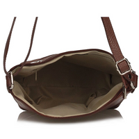 Handbag Toscanio Leather Messenger Bag C10 brown