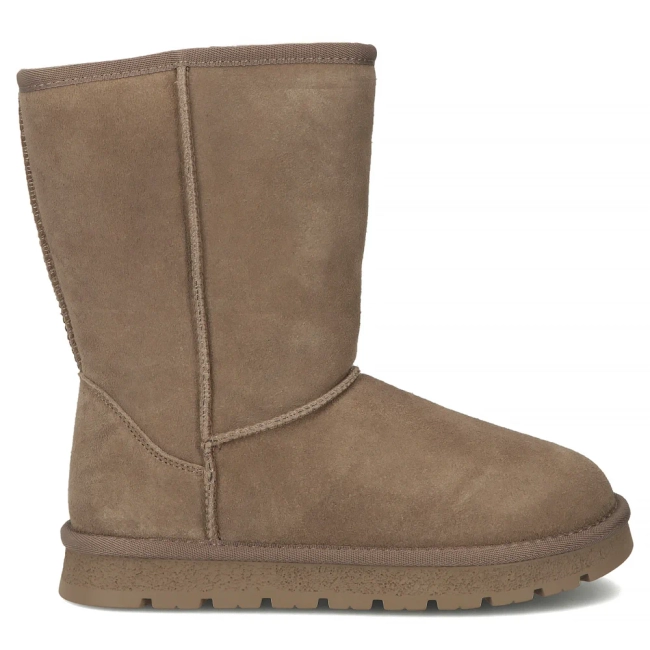 Leather snow boots Filippo DBT7333/25 TP beige