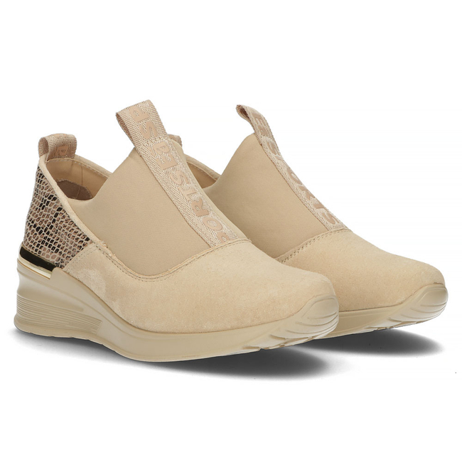 Leather Sneakers Filippo DP1689/22 beige
