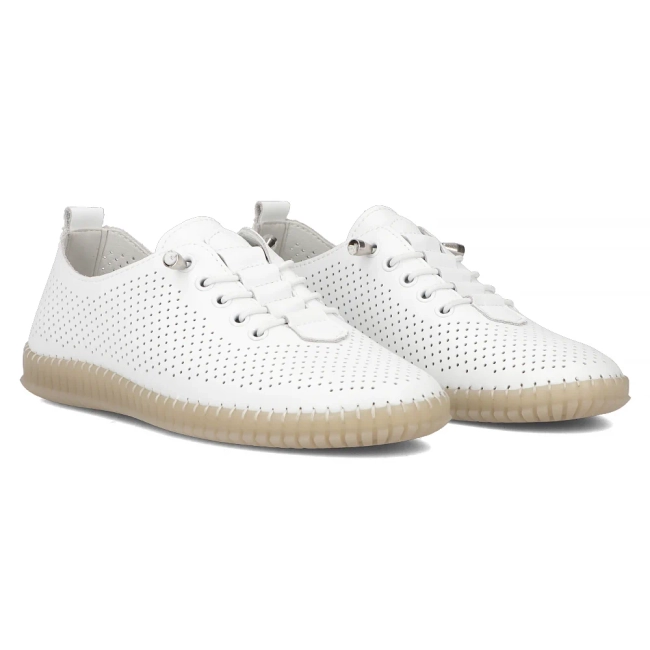 Leather shoes Filippo DP6140/25 WH white