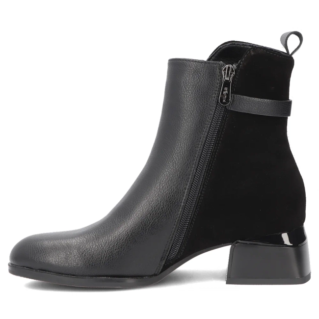 Leather ankle boots Filippo DBT8046/26 BK black