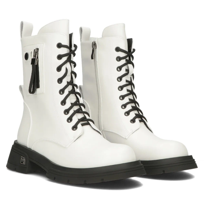 Artiker leather boots 53C0213 white
