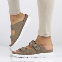 Leather Slippers Filippo DK3516/22 BR brown