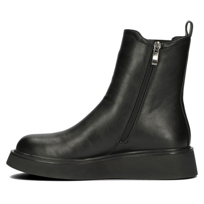 Botki na platformie Filippo DBT4069/22 BK czarne