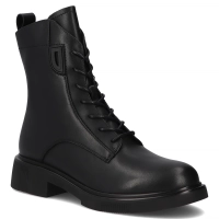 Leather ankle boots Filippo DBT7189/25 BK black