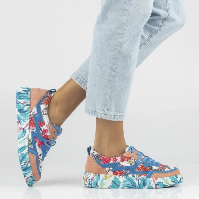 Leather sneakers Laura Vita soleno 06 blue