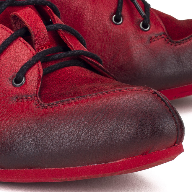 Leather ankle boots Filippo 3632A-08/00-3 red