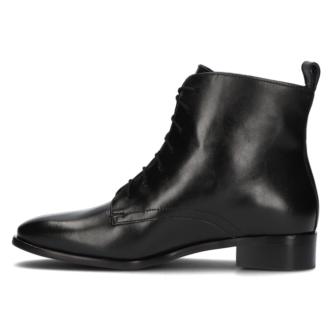 Leather ankle boots Sagan 4672 black