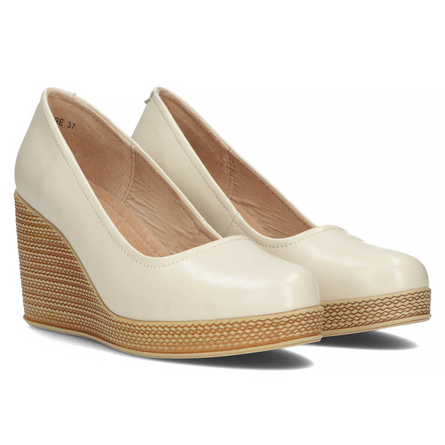 Leather shoes Filippo DP3521/22 BE beige