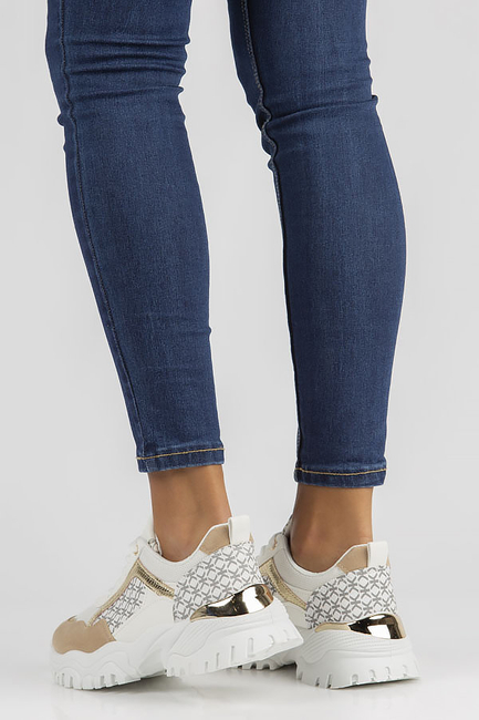 Filippo sneakers BB116 white-khaki