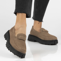 Leather shoes Filippo DP4546/23 BR brown