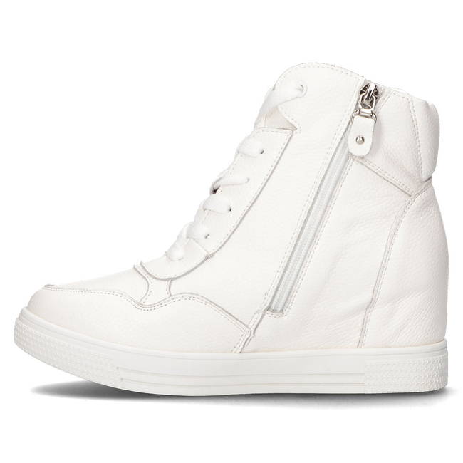 Skórzane Sneakersy Filippo DBT3552/22 WH białe