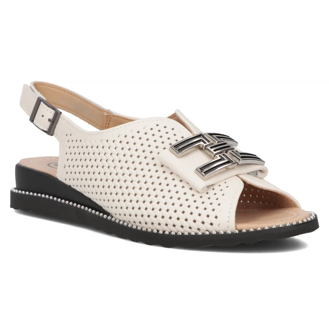 Leather sandals Filippo DS6032/25 BE beige