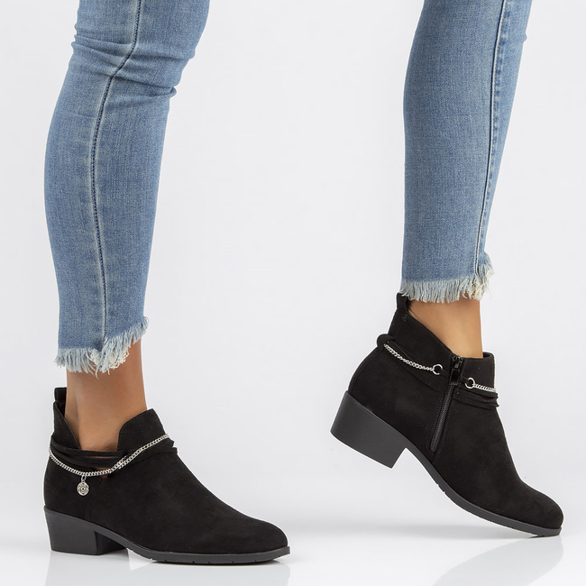 Botki Filippo DBT3672/22 BK czarne