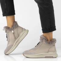 Leather ankle boots Filippo DBT7177/25 BE beige