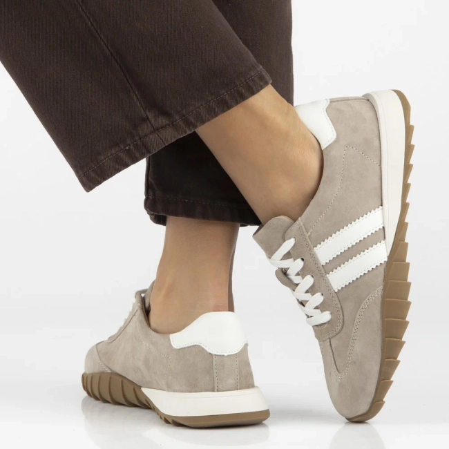 Leather sneakers Filippo DP7534/26 BE beige