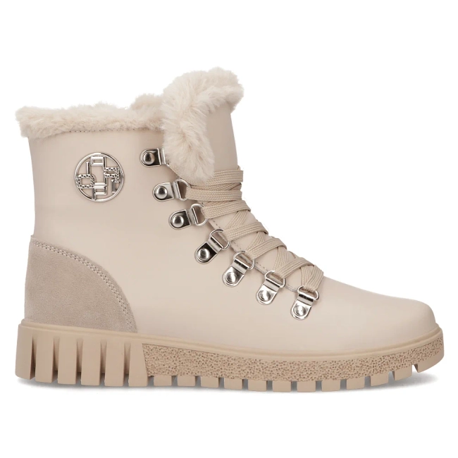 Leather ankle boots Filippo DBT6363/24 BE beige