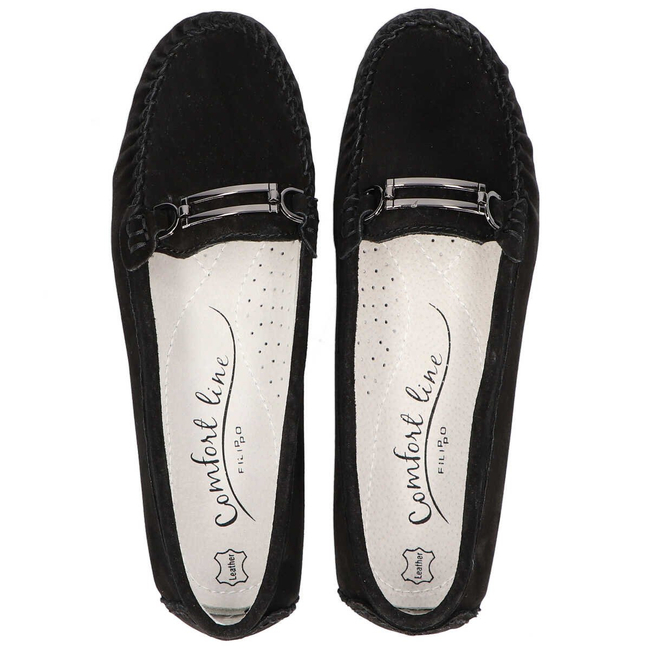 Leather Shoes Filippo DP1202/21 Black