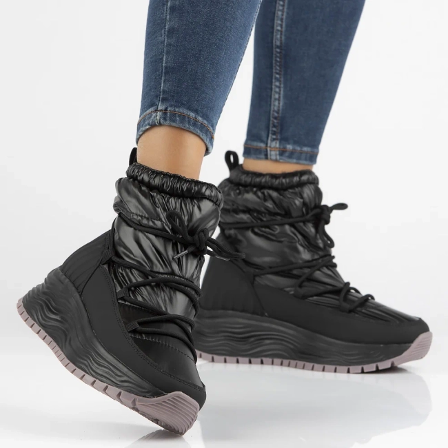 Filippo snow boots with membrane DBT6647/24 BK black