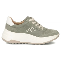 Leather sneakers Filippo DP7496/26 GE green