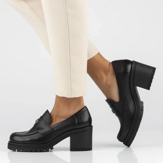 Leather shoes Filippo 20168 black