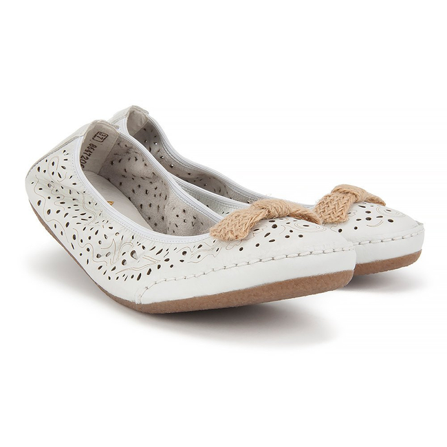 Ballerina rieker 41456-81 weiss