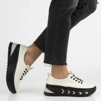 Leather sneakers Filippo DP6427/25 LT BE lightbeige