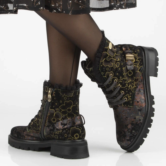 Leather ankle boots Laura Vita kouleo 47 black