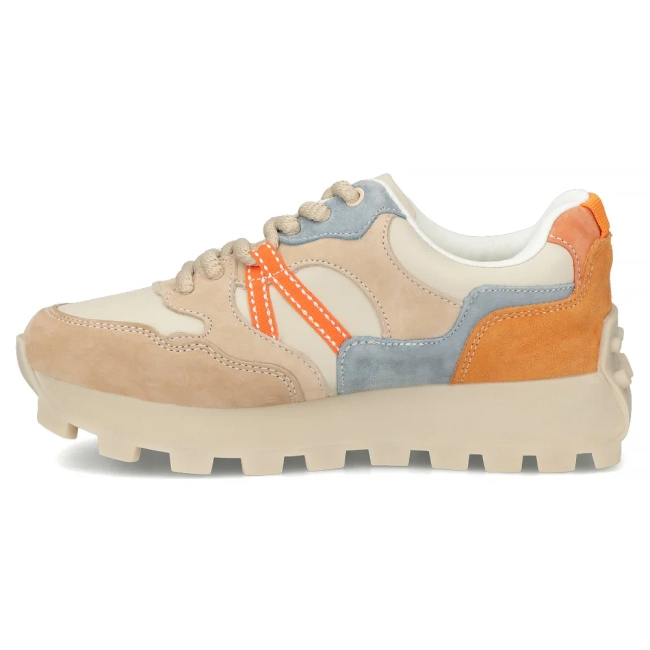 Leather sneakers Filippo DP7559/26 BE OR beige