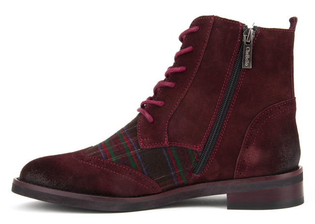 Booties CheBello 2376-113-114-MIC-S57 Burgundy
