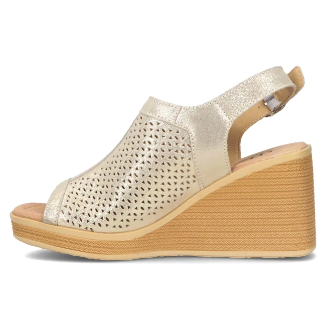 Leather sandals FilippoDS6053/24 GO gold