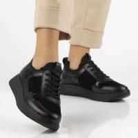 Leather sneakers Remonte D2V00-00 black