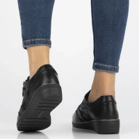 Leather shoes Filippo DP6633/24 BK black